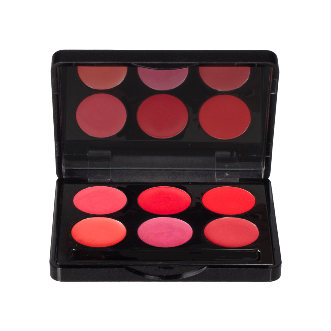 Lipcolourbox Lip palette with 6 colors