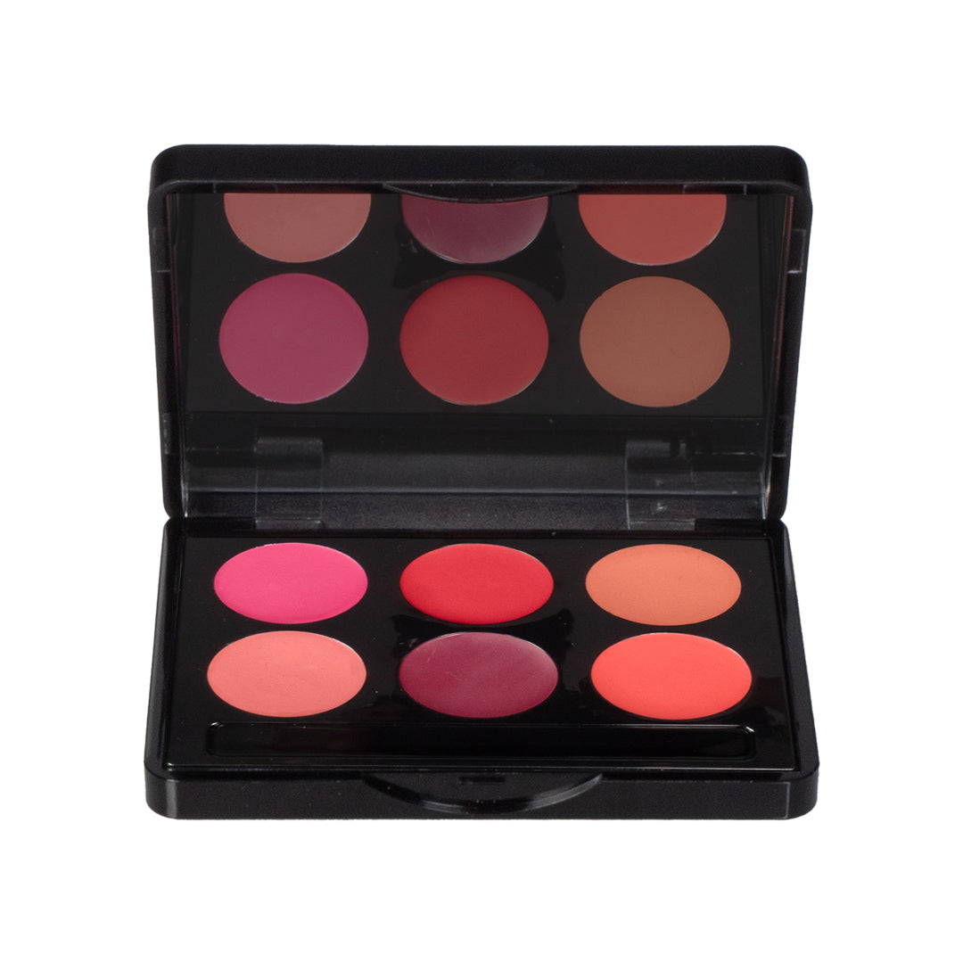 Lipcolourbox Lip palette with 6 colors