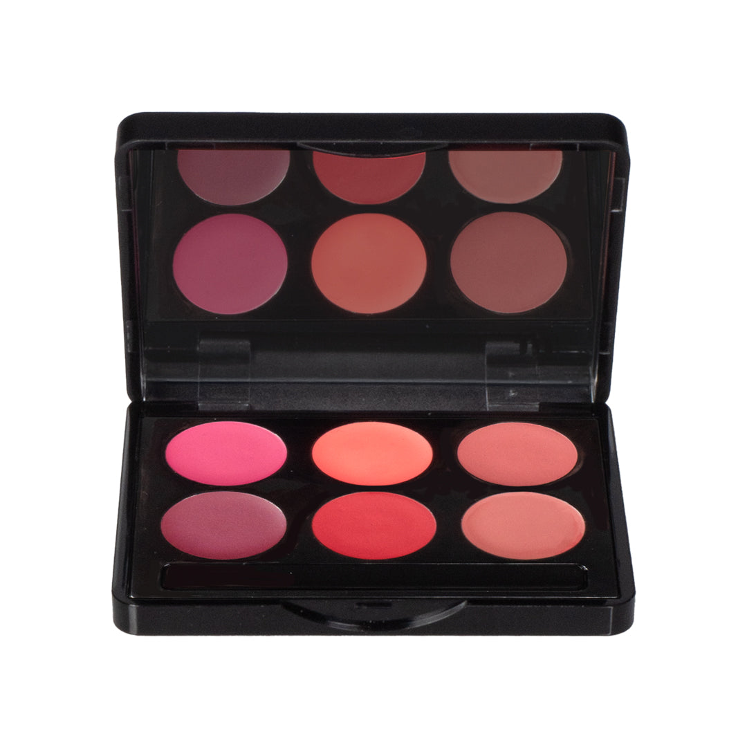Lipcolourbox Lip palette with 6 colors