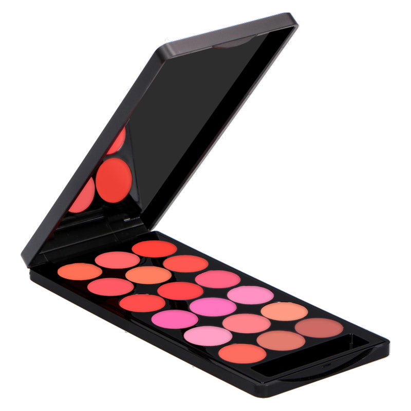 Lipcolourbox Lippenpalette mit 18 Farben