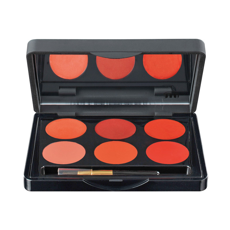 Lipcolourbox Lip palette met 6 kleuren - Orange